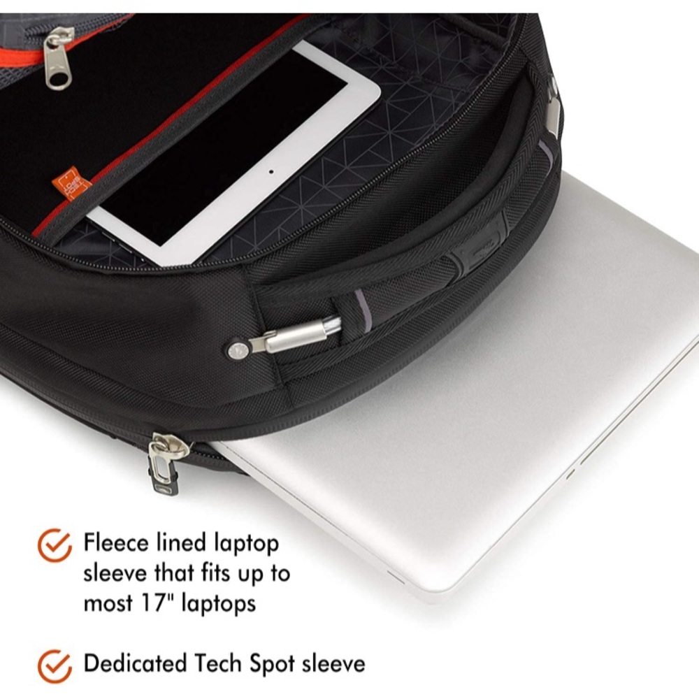 High Sierra black laptop backpack